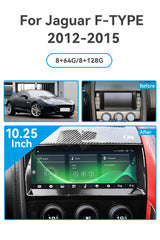 Android 13 Multimedia Touch Screen for Jaguar F-Type 2013–2020 Android Head Unit Aotsr