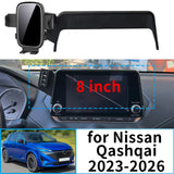 Wireless Charging Clip-On Phone Mount for Nissan Qashqai 2023–2026 Car Phone Holder CATUSIKI