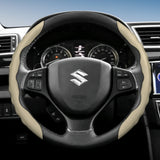 Breathable Leather Steering Cover for Suzuki