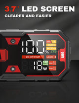 1000A-1200A Portable Jump Starter for Gas/Diesel 1.0L-4.0L
