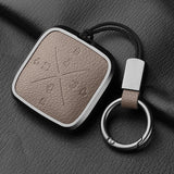 8 Button Aluminum Alloy Goatskin Car Key Case Cover for Zeekr X 001 009 2022 2023