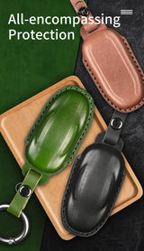 Leather Key Protector Cover for Tesla Model 3