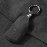 For Volkswagen Golf 8 MK8 ID.3 ID.4 ID.6 2020 2021 Formentor Tarraco Alcantara Car Key Case Cover Keychain Accessory