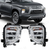 Front Bumper LED DRL Turn Signal for Pajero Sport LED Ambient Light MAGIC COLORM