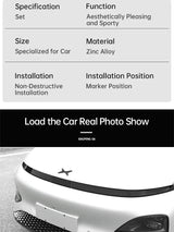 For Xpeng G6 2023 2024 2025 Xiaopeng G6 Black Badge Front Rear Badge Blackened Modification Accessories