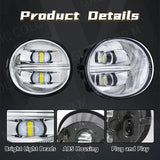 Super Bright LED Fog Lights for Toyota Hilux 2005-09 Car Interior Accessory MAGIC COLORM