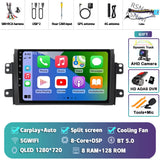 2K QLED Android 15 Multimedia Head Unit for Suzuki SX4 2006-2013