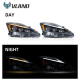 Matrix Headlights Blue DRL for Lexus IS250 IS350 Car Interior Accessory Vland