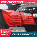 LED Taillight Assembly Amber for Chevy Cruze 10-14 LED Ambient Light VLAND