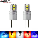 Error Free HP24W G4 LED Bulb for Peugeot 3008 Car Interior Accessory iJDM Red