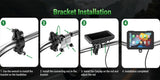 GPS Navigation Screen 5in HD Universal Motorcycle Android Head Unit Aoocci