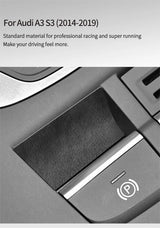 Audi 8V A3 S3 Sport Handbrake Button Knob Trim Sticker Made of Alcantara Car Premium Interior Tuning Accessory Car Interior A