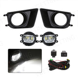 LED Angel Eye Fog Lights for Toyota Tacoma 2012-2015 Fog Light Assembly MAGIC COLORM LED White