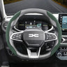 Anti-Slip Suede Steering Wheel Cover for Dacia Sandero Duster