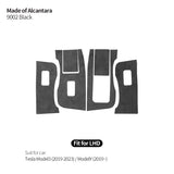 Made of Alcantara For Tesla Model 3（2019-2023）/ Y (2019-) Windows Control Panel Trim Cover Sticker Car Interior Accessories