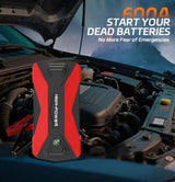 Minus Two Portable Car Jump Starter 1000A with Air Pump Power Bank and Emergency Starting Booster Car Jump Starter | Portable