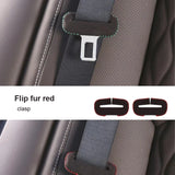 Universal Suede Seat Belt Buckle Pads for Car Trim