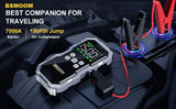 150PSI Air Pump Car Battery Emergency Boosters 7000A/1500A PEAK Car Jump Starter Power Bank Portable Starting Device Car Star