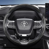 Carbon Fiber Steering Wheel Cover for Toyota Models