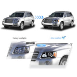 Dual Beam Projector Headlights for Toyota Highlander 2001 Car Interior Accessory Vland