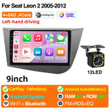 Android Head Unit 9 Inch GPS for Seat Leon 2 MK2