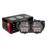 Motorcycle Led Headlight for Harley Touring Road Glide FLTR 2015-2023 High/low Beam Amber DRL 12v Led Light Headlamp Accessor