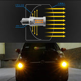 No Hyper Flash P21W LED Turn Signal Bulbs Universal