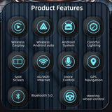 Wireless CarPlay AI Box Android 13 for BMW ID6-ID9