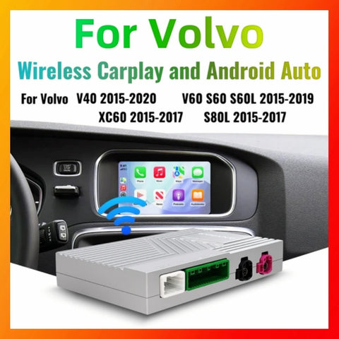 Wireless CarPlay Android Auto Module for Volvo XC60 2015–2019 CarPlay Retrofit Module ANYFAR