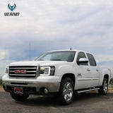 LED 2nd Gen Headlights for GMC Sierra 2007-2013 LED Ambient Light Vland