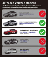 Tempered Glass Film Protector for New Tesla Model 3 Highland 2024 / Model Y Launch 2025 Rear Row Center Control Protective To