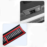 For BYD Seal U Sealion 6 Song Plus 2024 2025 Car Styling Trunk ABS Carbon Fiber Threshold Strip Tailgate Anti Kick Accessorie
