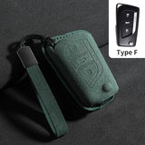 Suede Cars Key Case Cover For Toyota Auris Corolla Reiz Avensis Rav4 Levin Camry Verso Yaris Scion Aygo Protector Keychain Shell
