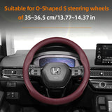 Ultra-Thin Leather Steering Cover for Honda Civic
