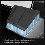 For Tesla Model Y Standard RWD 2026 2025 Center Console Wireless Charging Anti-Slip Pad Silicone Phone Anti Dirt Pad