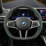 Segmented Suede Steering Wheel Cover for BMW