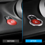 Warning Light Button Trim for Smart 453 Car Interior Accessory GMUNI