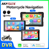 5-7 Inch IPS Motorcycle GPS with CarPlay Audio Android Head Unit AKAMATE