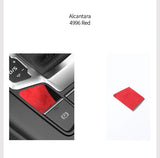 For Audi A5 F5 A4 S4 S5 B9 Sport 2016+ Handbrake Button Knob Trim Sticker Car Interior Accessories Made of Alcantara Car supplie