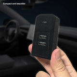 Glovebox USB Hub For Tesla New Model Y Launch Juniper 2025 Model 3 Highland 2024 Type-C Port Splitter Docking Station Data Ca