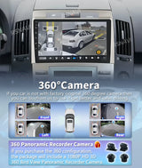 2K QLED Android 15 Head Unit for Toyota Corolla Verso 2004–2009