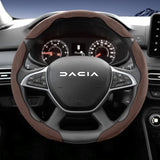 Sports Suede Steering Wheel Cover for Dacia Sandero