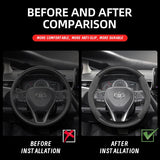 Suede Carbon Fiber Cover for Toyota Corolla RAV4 Car Interior Accessory Hocasen