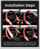 Mercedes Perforated Leather Steering Wheel Cover