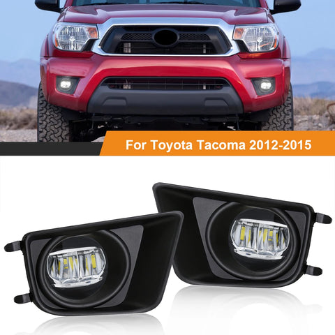 LED Angel Eye Fog Lights for Toyota Tacoma 2012-2015 Fog Light Assembly MAGIC COLORM
