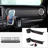 Armrest Phone Holder for Jeep Wrangler JL Car Interior Accessory HEBE