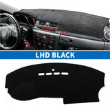 Dashboard Sunshade Carpet Mat for Mazda 3 BK 2004–2008 Dashboard Mat CATUSIKI BLACK LHD