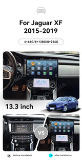 13.3-Inch Android CarPlay Head Unit for Jaguar XF 2015–2019 Android Head Unit Aotsr