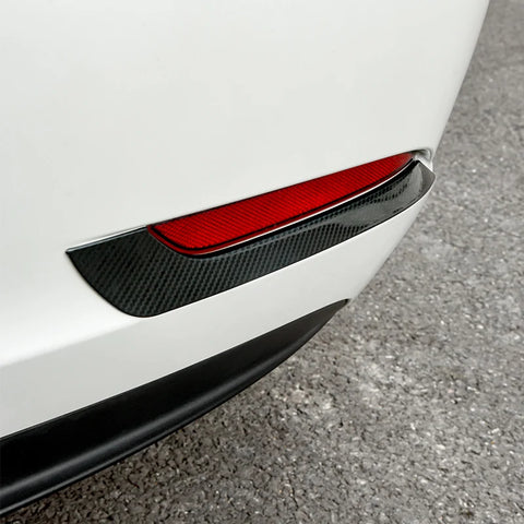 Rear Fog Light Trim Stainless Steel for Tesla Model 3 Car Interior Accessory GMUNI