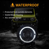 Black LED Projector Headlights for Suzuki Jimny 2019 Headlight Assembly VLAND